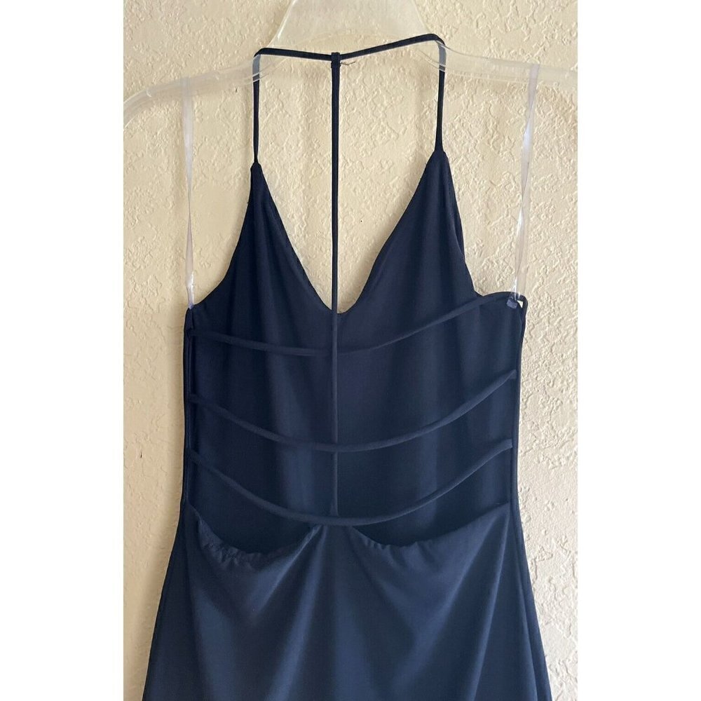 Nasty Gal Women's Black Come Of Cage Bodycon Midi Dress Size S - Picture 4 of 10